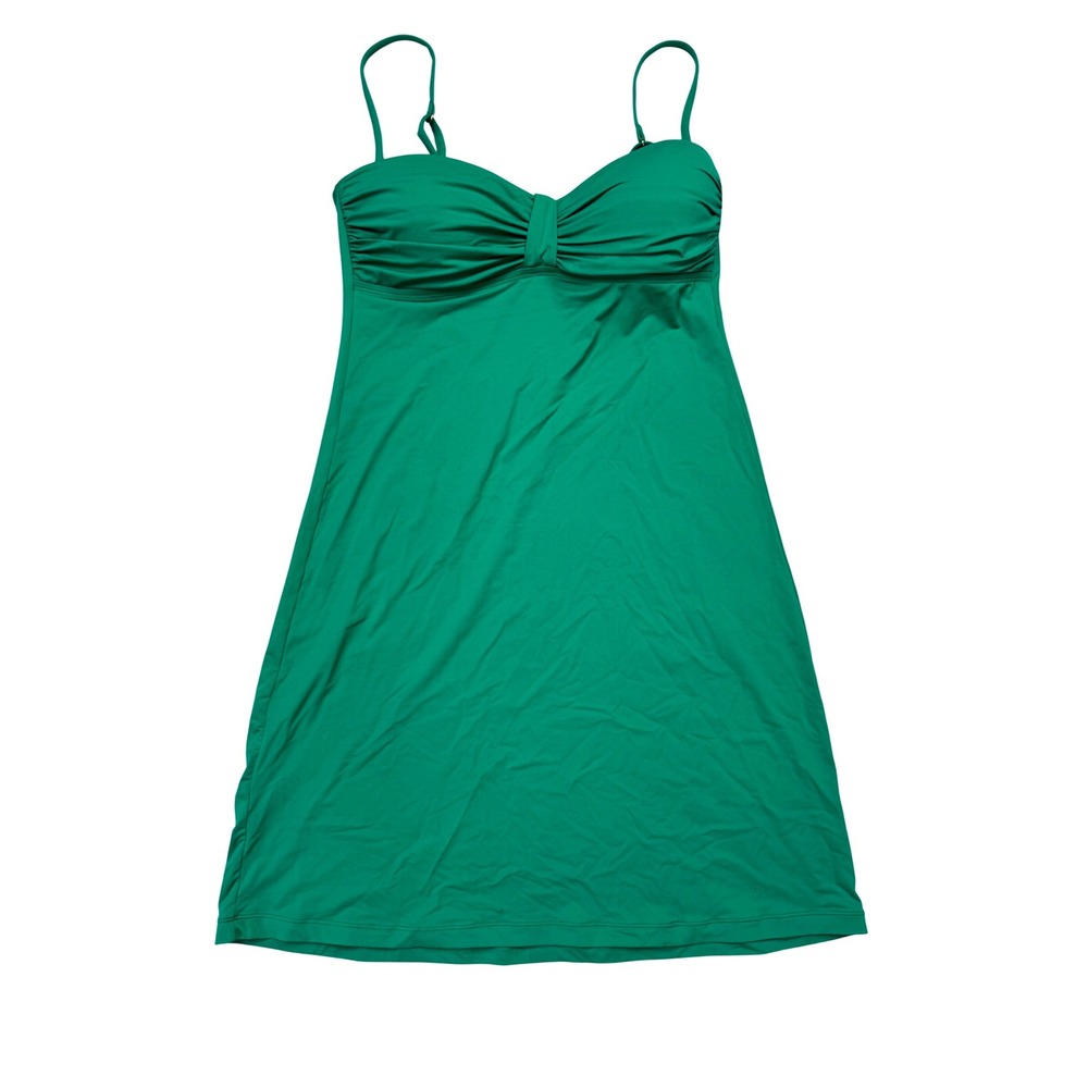 Tommy Bahama Womens Green Ruched Sweetheart Swim Dress TSW33153C Size Medium